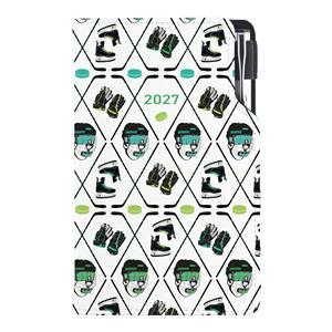 Diár DESIGN týždenný vreckový 2027 poľský - Hokej