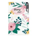 Diár DESIGN týždenný vreckový 2027 poľský - Kvety