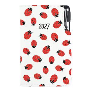 Diár DESIGN týždenný vreckový 2027 poľský - Lienka