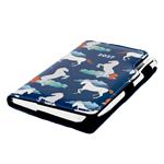 Diár DESIGN týždenný vreckový 2027 poľský - modrý - kone