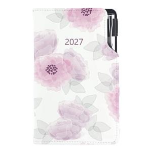 Diár DESIGN týždenný vreckový 2027 poľský - Pivonka