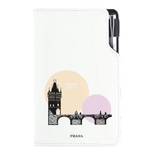 Diár DESIGN týždenný vreckový 2027 poľský - Praha