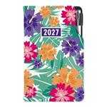 Diár DESIGN týždenný vreckový 2027 poľský - Tropic