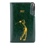 Diár DESIGN týždenný vreckový 2027 polský - zelená - Golf muž