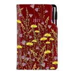 Diár DESIGN týždenný vreckový 2027 slovenský - borodová - Lúka