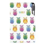 Diár DESIGN týždenný vreckový 2027 slovenský - Sova