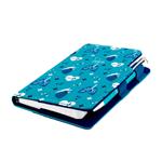 Diár DESIGN týždenný vreckový 2027 slovenský - tyrkysová- Doktor - srdce