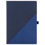 Diár DIEGO týždenný A4 2027 - modrá/modrá