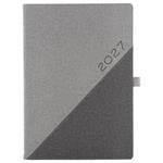 Diár DIEGO týždenný A4 2027 polský - sivá/sivá