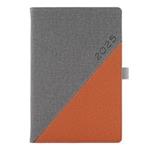 Diár DIEGO týždenný A5 2025 polský - sivá/oranžová
