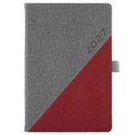 Diár DIEGO týždenný A5 2027 polský - sivá/červená