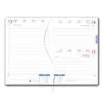 Diár DIEGO týždenný A5 2027 polský - sivá/sivá