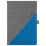 Diár DIEGO týždenný špeciál A5 2027 - sivá/modrá