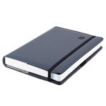 Diár ELASTIC denný B6 2027 - grafit/čierna gumička