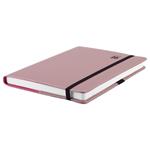 Diár ELASTIC týždenný A5 2026 - púdrová/čierna gumička