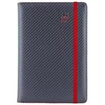 Diár ELASTIC týždenný A5 2027 český - grafit/červená gumička