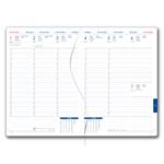 Diár ELASTIC týždenný A5 2027 slovenský - grafit/červená gumička