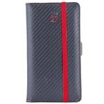 Diár ELASTIC týždenný vreckový 2027 polský - grafit/červená gumička