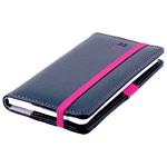 Diár ELASTIC týždenný vreckový 2027 polský - grafit/magenta gumička