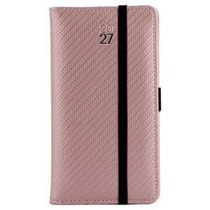 Diár ELASTIC týždenný vreckový 2027 slovenský - púdrová/čierna gumička