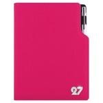 Diár GEP CRYSTAL týždenný A5 2027 český - ružová