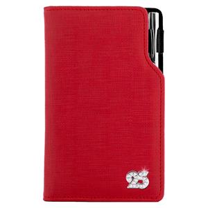 Diár GEP CRYSTAL týždenný vreckový 2025 polský - červená pastelová