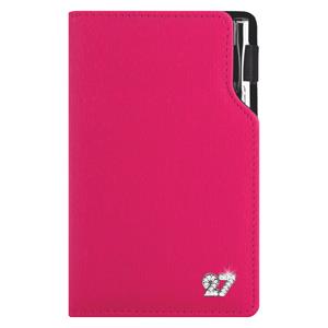 Diár GEP CRYSTAL týždenný vreckový 2027 polský - ružová