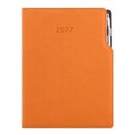 Diár GEP s perom denný A4 2027 - oranžová