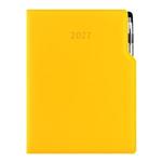 Diár GEP s perom denný A4 2027 polský - žltá