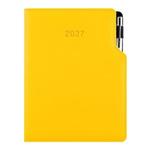 Diár GEP s perom denný A5 2027 český - žltá