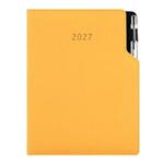Diár GEP s perom denný B6 2027 polský - horčicová