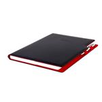 Diár GEP s perom týždenný A4 2027 polský - čierna, červené vnútro