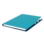 Diár GEP s perom týždenný A4 2027 polský - tyrkysová, modré vnútro