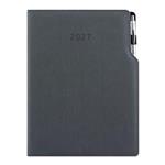 Diár GEP s perom týždenný A4 2027 - sivá