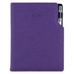 Diár GEP s perom týždenný A5 2026 - fialová