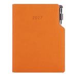 Diár GEP s perom týždenný A5 2027 český - oranžová