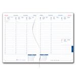 Diár GEP s perom týždenný A5 2027 polský - zelená