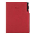 Diár GEP s perom týždenný A5 2027 slovenský - červená