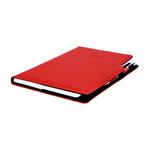 Diár GEP s perom týždenný B5 2027 polský - červená pastelová