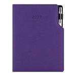 Diár GEP s perom týždenný B5 2027 polský - fialová