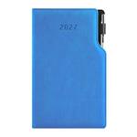 Diár GEP s perom týždenný vreckový 2027 český - modrá pastelová