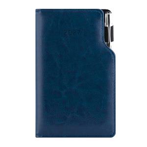 Diár GEP s perom týždenný vreckový 2027 český - modrá