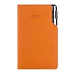 Diár GEP s perom týždenný vreckový 2027 český - oranžová