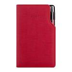 Diár GEP s perom týždenný vreckový 2027 polský - červená pastelová