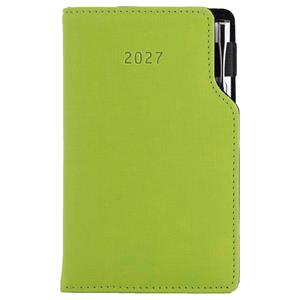 Diár GEP s perom týždenný vreckový 2027 slovenský - zelená svetlá