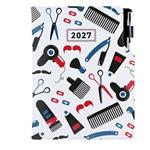 Diár KADERNÍCKY Barber - DESIGN denný A5 2027 český
