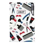 Diár KADERNÍCKY Barber - DESIGN týždenný vreckový 2027 český