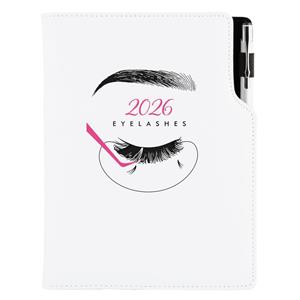 Diár KOZMETICKÝ Eyelashes - DESIGN týždenný A5 2026 slovenský