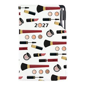 Diár KOZMETICKÝ Make up DESIGN týždenný vreckový 2027 český