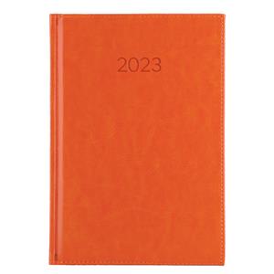 Diár LIBRA denný A5 2022 český - oranžová